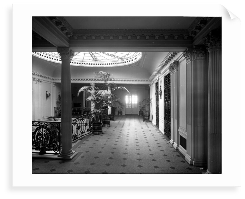 Grand Entrance on the 'Aquitania' (1914) by Bedford Lemere & Co.