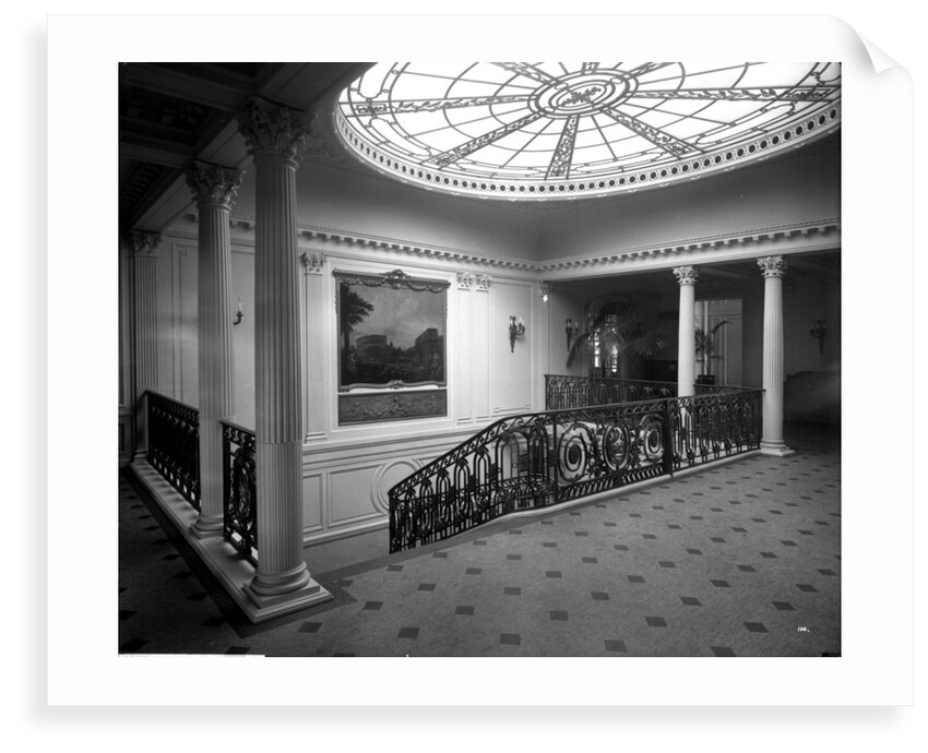Grand Entrance on the 'Aquitania' (1914) by Bedford Lemere & Co.