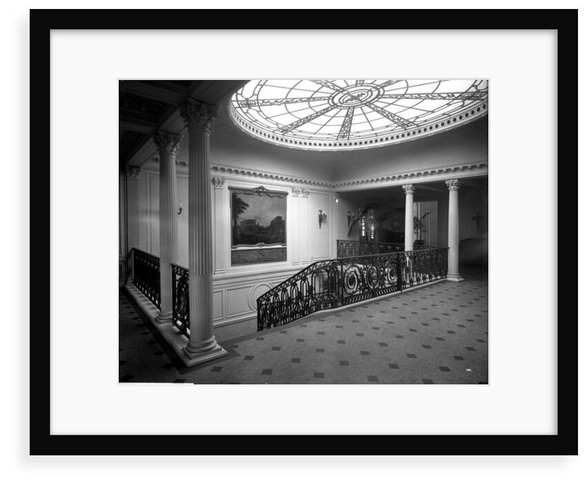 Grand Entrance on the 'Aquitania' (1914) by Bedford Lemere & Co.