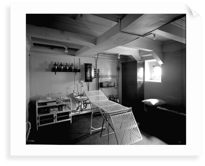 Operating Room on the 'Aquitania' (1914) by Bedford Lemere & Co.