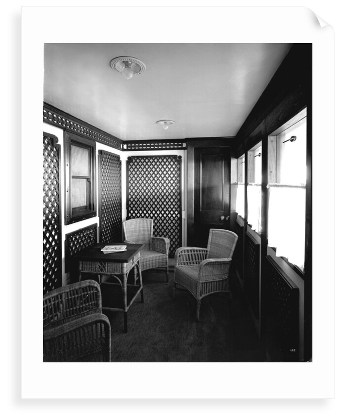 Romney Suite on the 'Aquitania' (1914) by Bedford Lemere & Co.