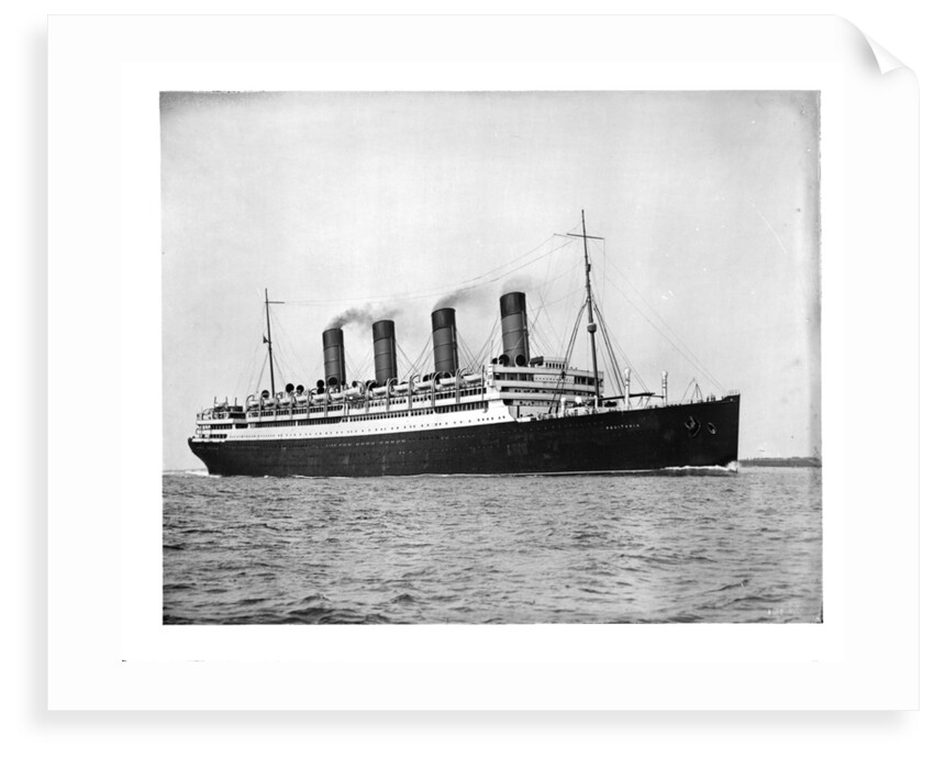 The passenger liner 'Aquitania' (1914) underway by Bedford Lemere & Co.