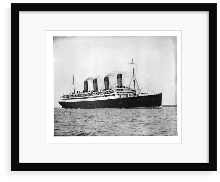 The passenger liner 'Aquitania' (1914) underway by Bedford Lemere & Co.