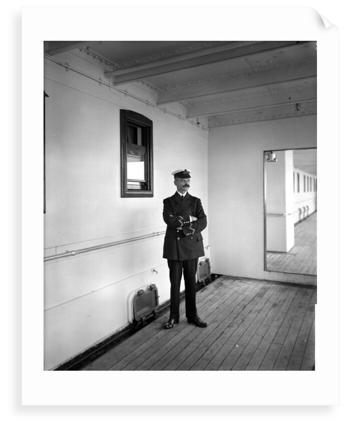 Mr W. H. Allison, Chief Steward of the 'Aquitania' (1914) by Bedford Lemere & Co.