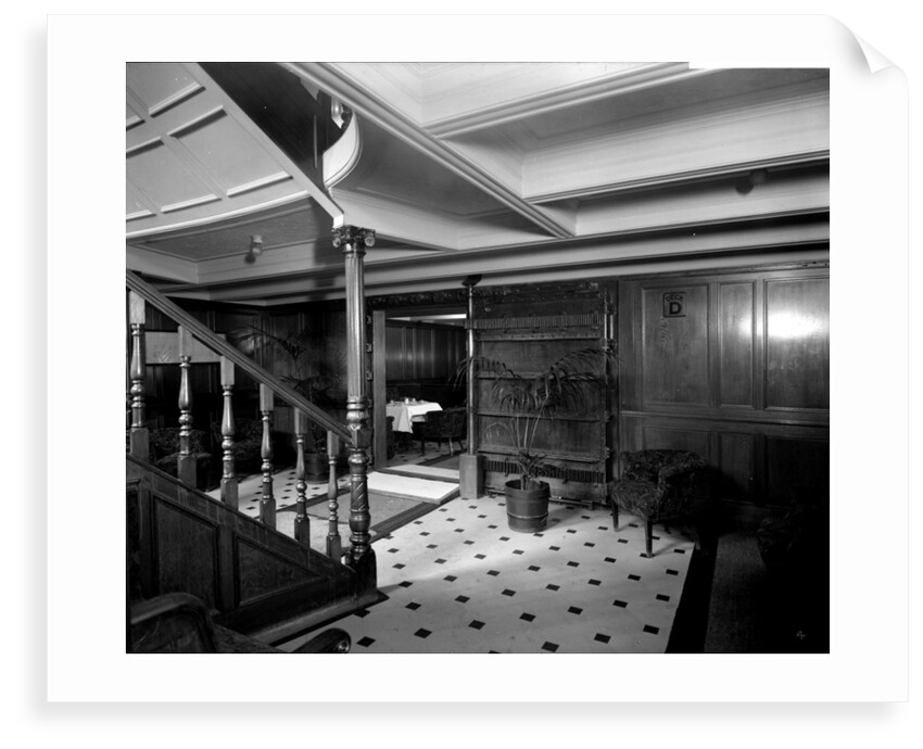 Entrance on the 'Adriatic' (1906) by Bedford Lemere & Co.