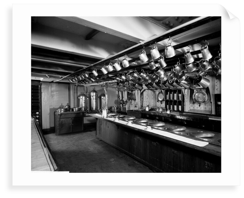 Second Class Pantry on the 'Adriatic' (1906) by Bedford Lemere & Co.