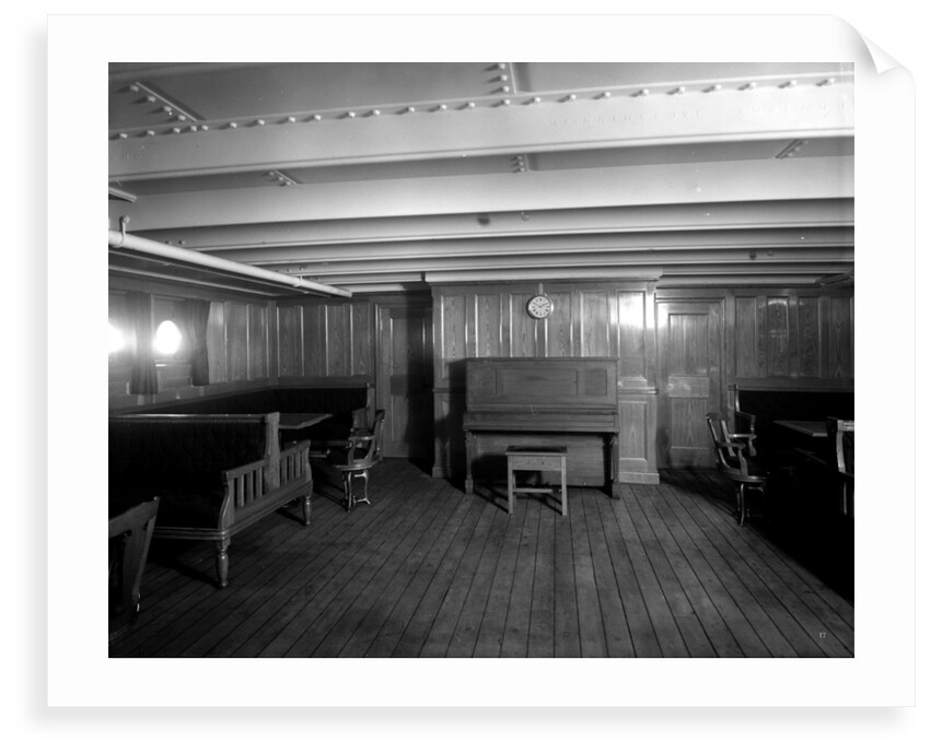 Third Class Ladies' Room on the 'Missanabie' (1914) by Bedford Lemere & Co.
