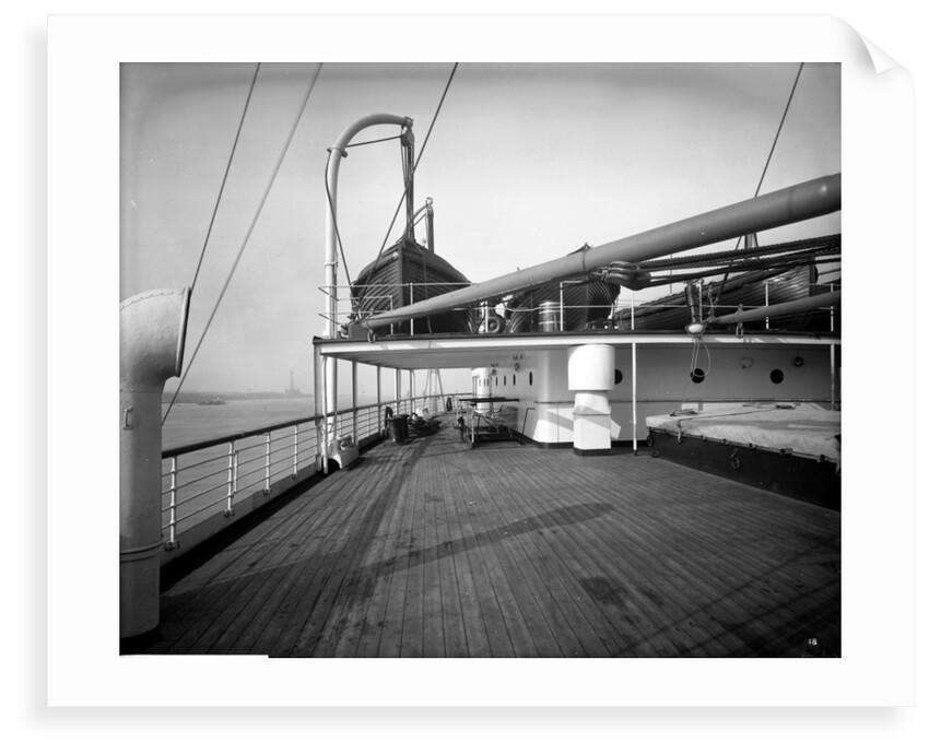 Third Class Promenade on the 'MIssanabie' (1914) by Bedford Lemere & Co.