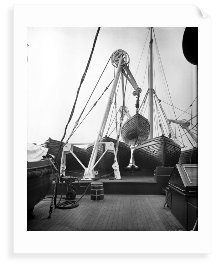 Boat Deck on the 'Missanabie' (1914) by Bedford Lemere & Co.