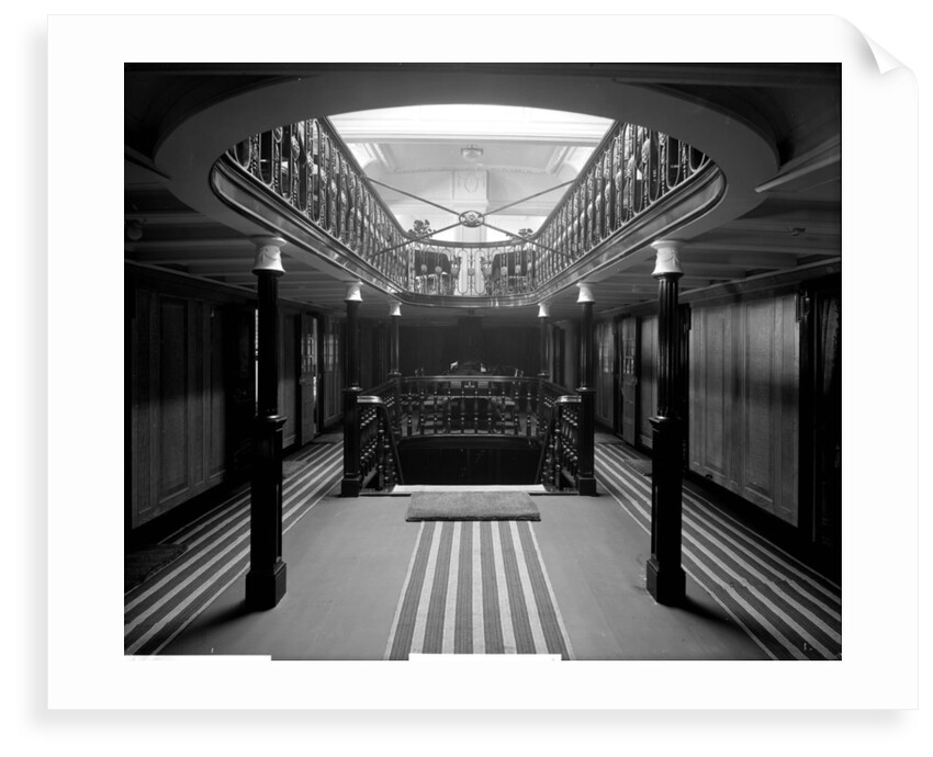 Awning Deck on the 'Ciudad de Buenos Aires' (1914) by Bedford Lemere & Co.