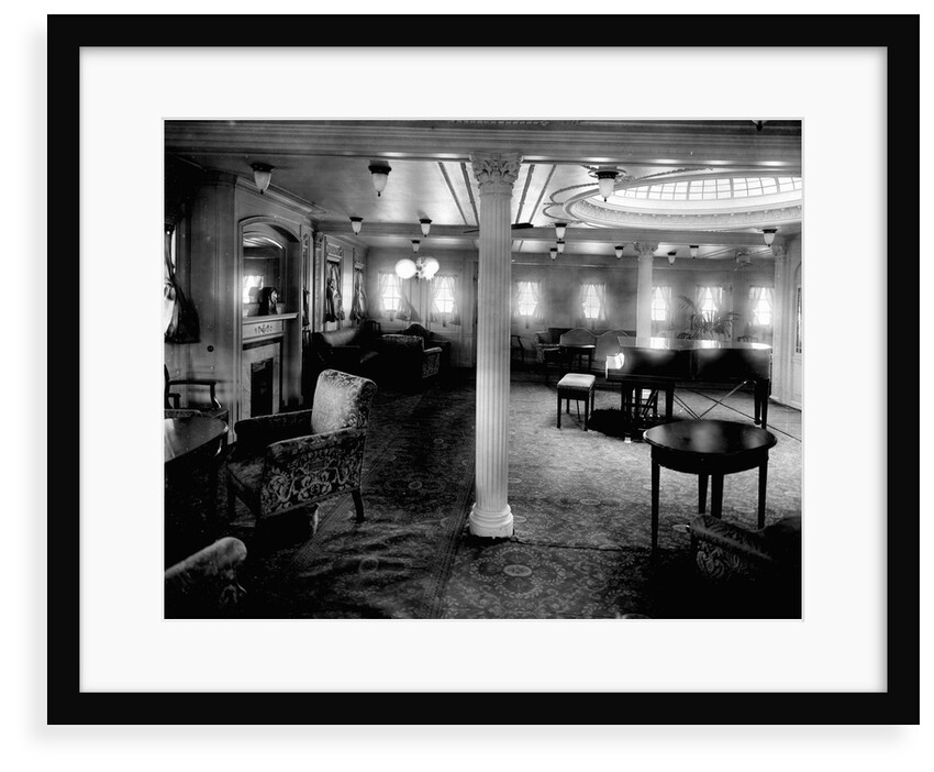 First Class Music Room on the 'Niagara' (1913) by Bedford Lemere & Co.
