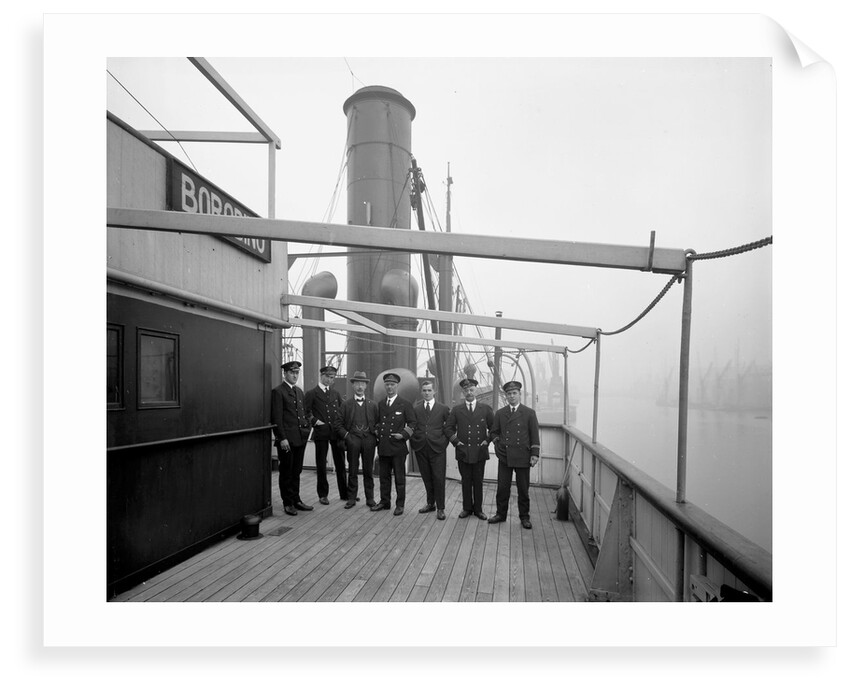 Group portrait on the 'Borodino' (1911) by Bedford Lemere & Co.