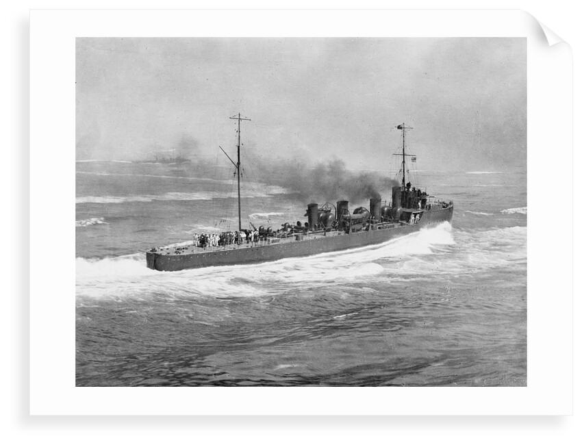 Torpedo boat destroyer HMS 'Nubian' (1909) by unknown