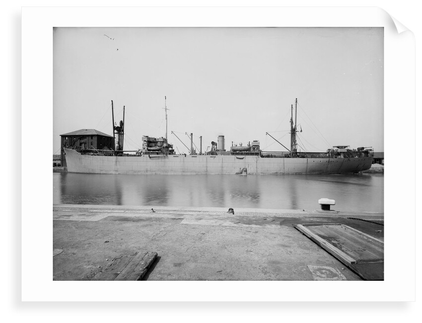 The 'Empire Archer' (Br, 1942) lying in the Alexandra Dock, Hull by unknown