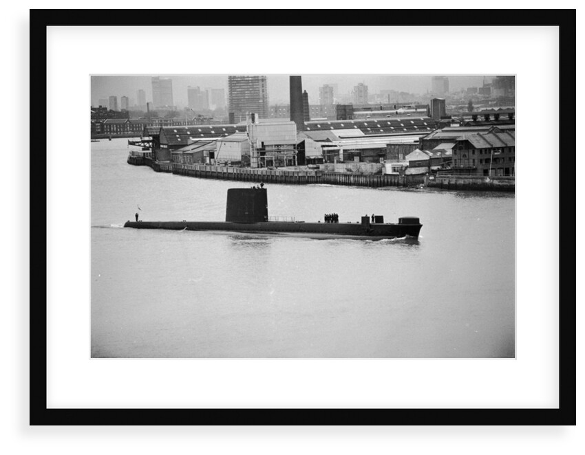 HMS 'Opportune' passing Greenwich by unknown