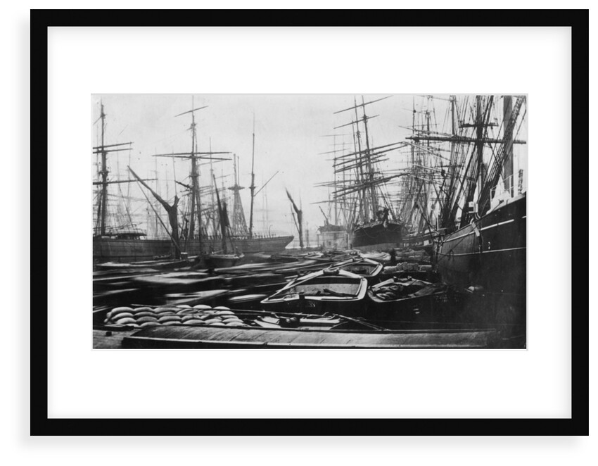 The South West India Dock, London, circa 1880 by unknown