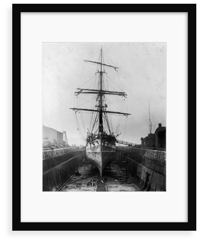 The 'Ferreira' in the New Lower Union Dry Dock, Limehouse by unknown