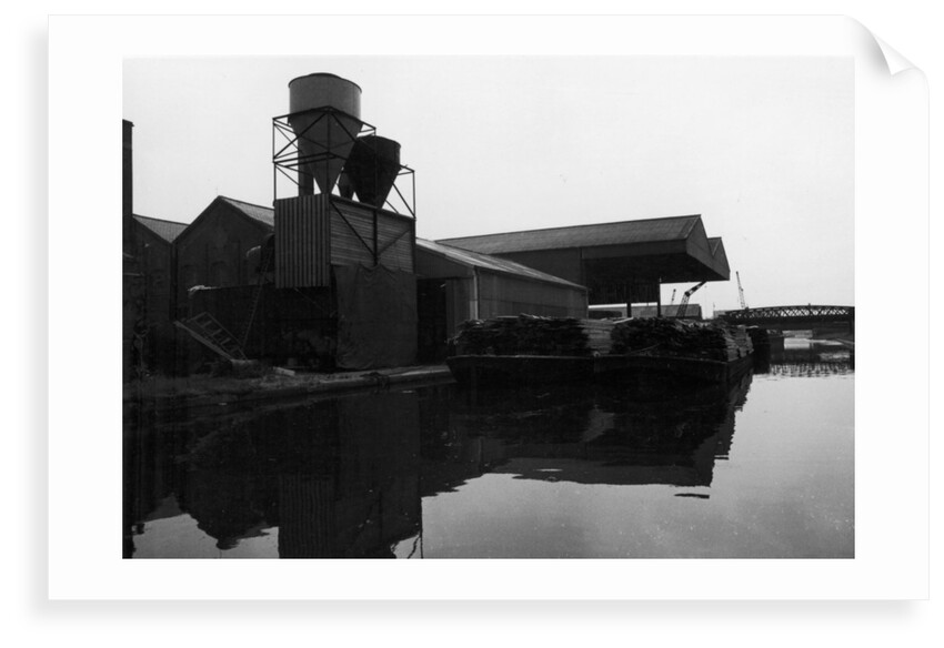 Abandoned industrial buildings on the Surrey Canal by unknown