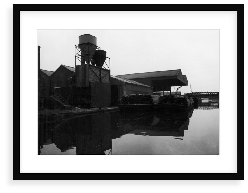 Abandoned industrial buildings on the Surrey Canal by unknown