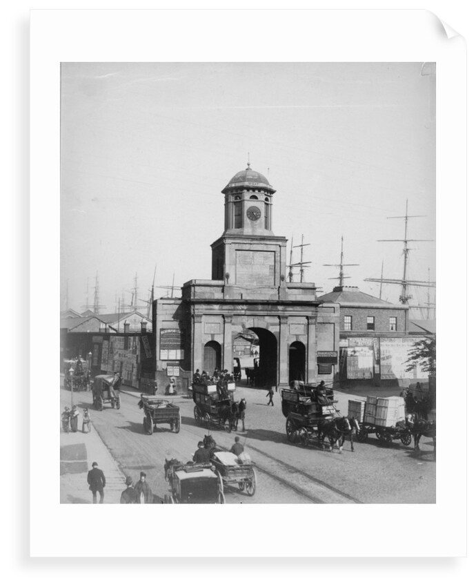 Original Entrance to the East India Docks by unknown