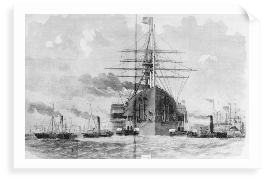 Brunel's 'Great Eastern' (1858) rounding Blackwall Point, 1859 by unknown