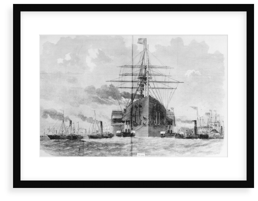 Brunel's 'Great Eastern' (1858) rounding Blackwall Point, 1859 by unknown
