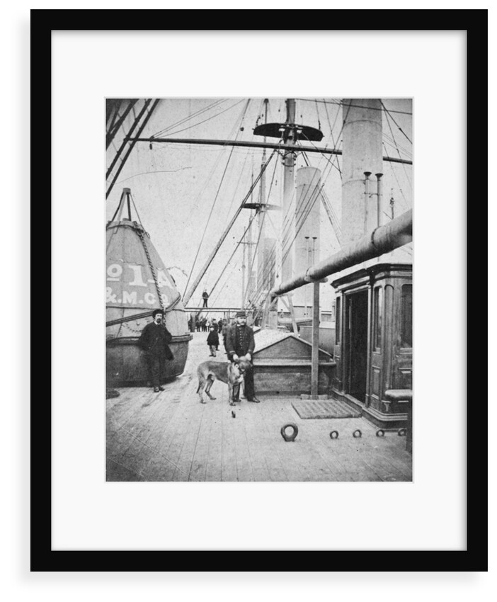 Deck view of Brunel's 'Great Eastern' (1858) by unknown