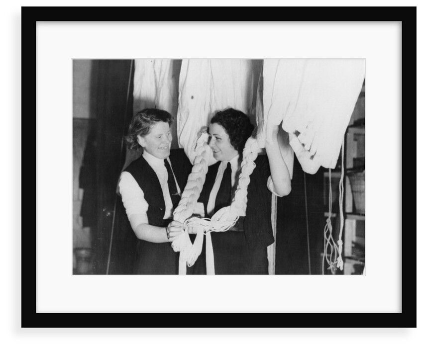 WRNS parachute packers, during the Second World War by unknown