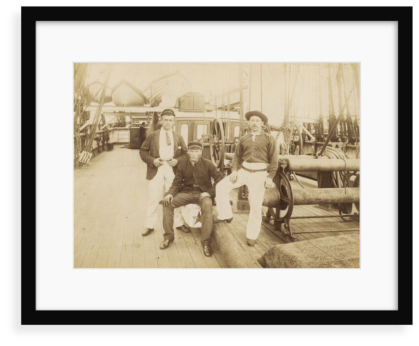 Deck of 'Cutty Sark' (1869) under Captain Woodget by unknown