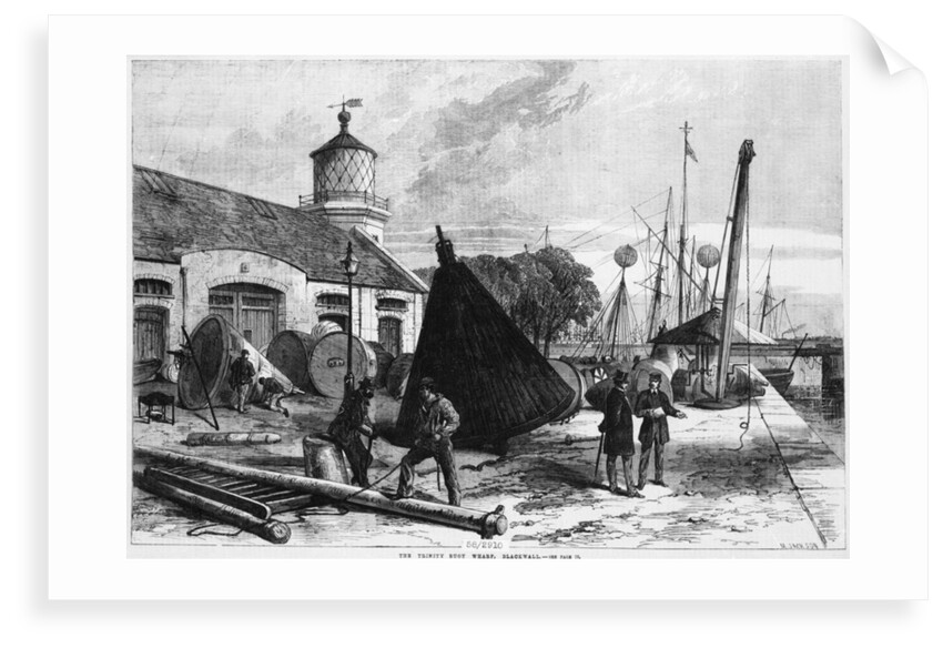 Trinity Buoy Wharf, 1868 by Illustrated London News