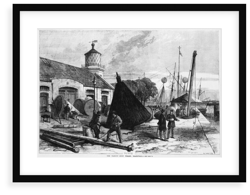 Trinity Buoy Wharf, 1868 by Illustrated London News