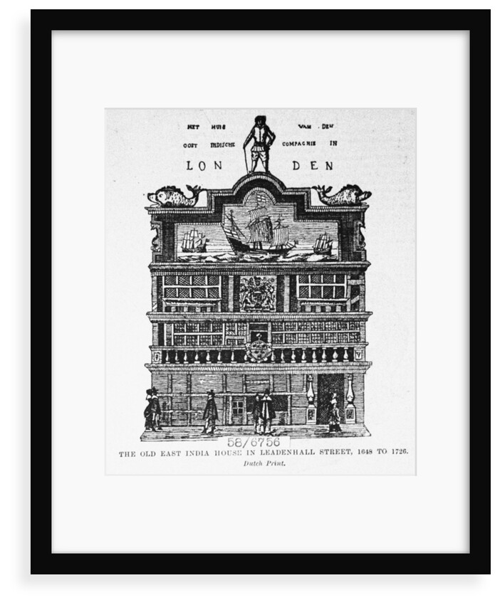 The Old East India House in Leadenhall Street (1648-1726) by Unknown