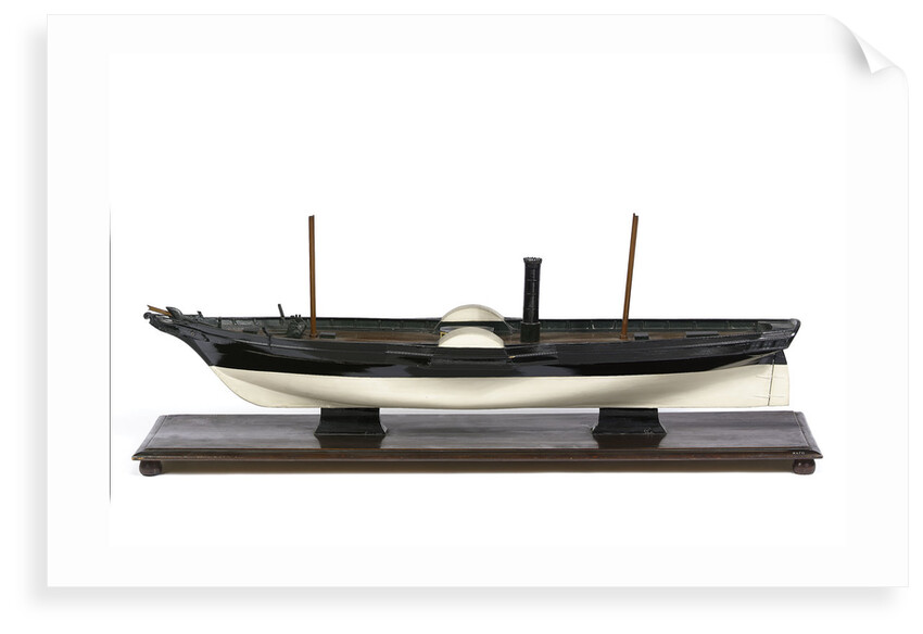 Paddle steamer, port broadside by unknown