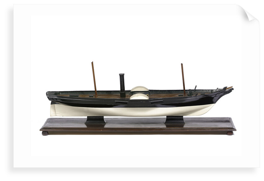 Paddle steamer, starboard broadside by unknown