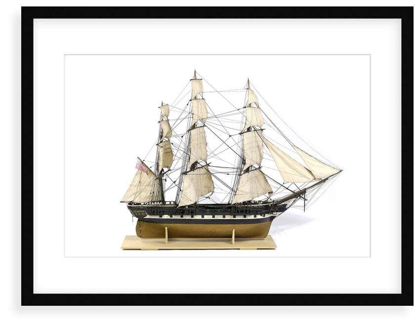 Frigate, starboard broadside by unknown