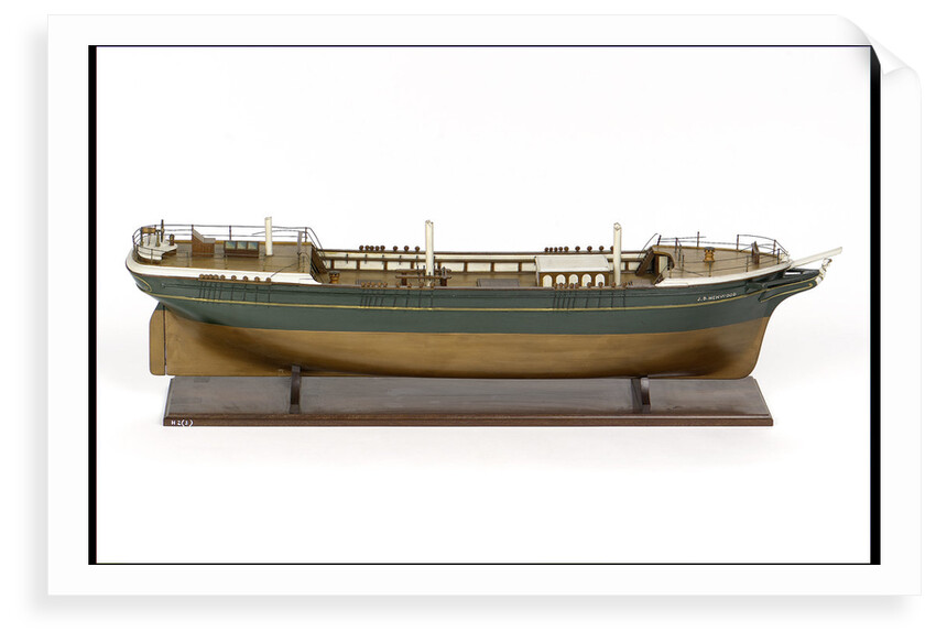'J D Henwood', starboard broadside by E. Tarry Adams