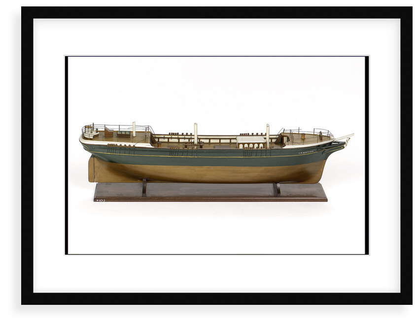 'J D Henwood', starboard broadside by E. Tarry Adams