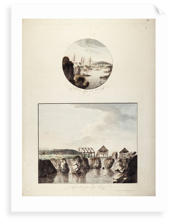 Views of the Mechios River by J.F.W. Des Barres