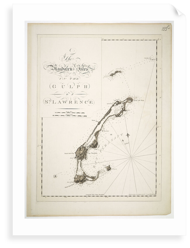 The Magdalen Isles in the gulph of St. Lawrence by J.F.W. Des Barres
