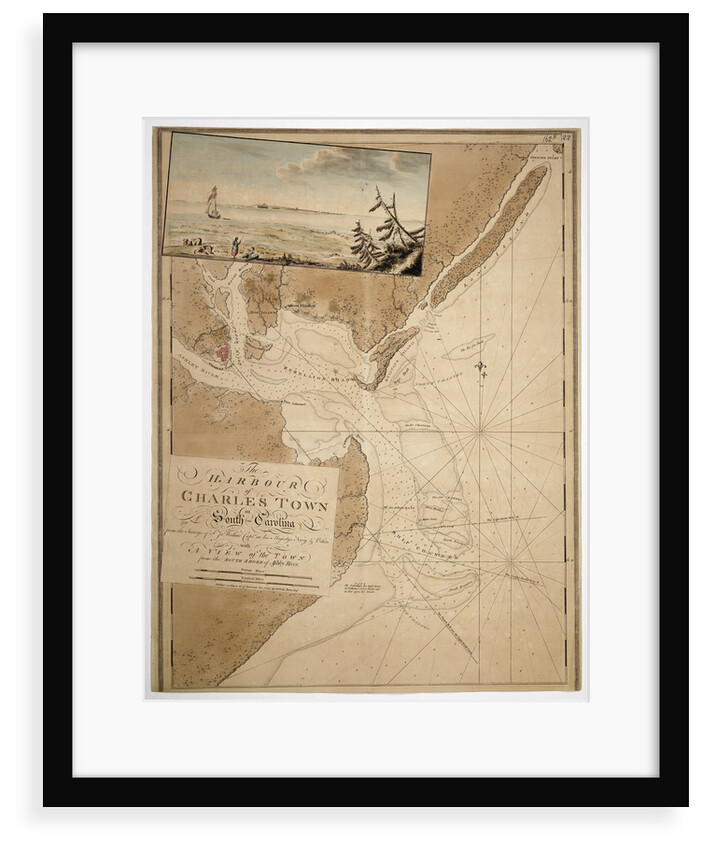 Map of Charles Town in South Carolina, 1777 by unknown