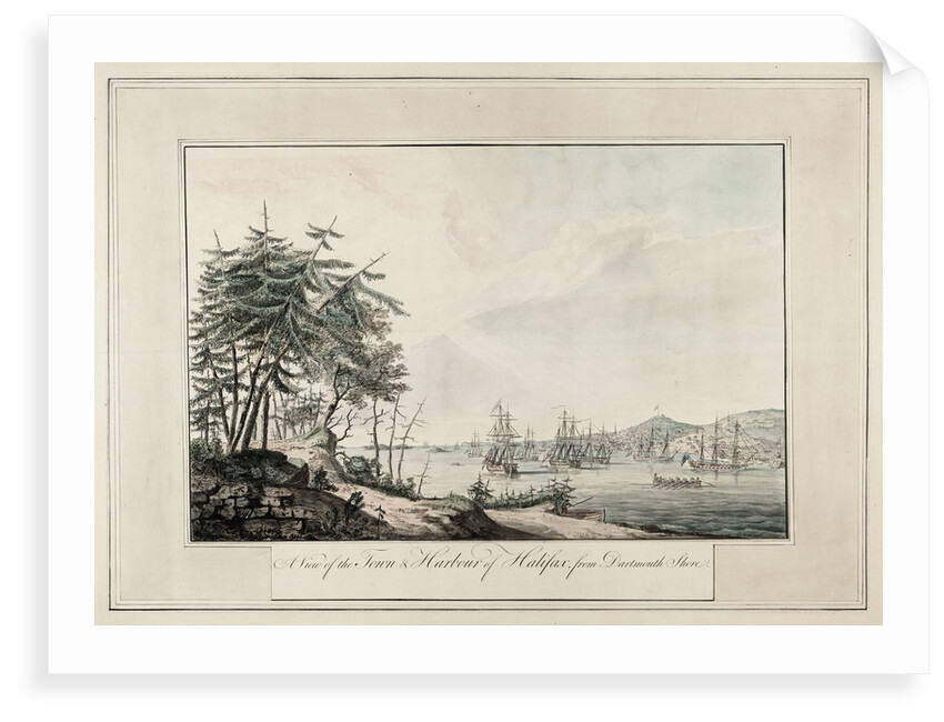 A chart of the harbour of Rhode Island and Narraganset Bay by J.F.W. Des Barres