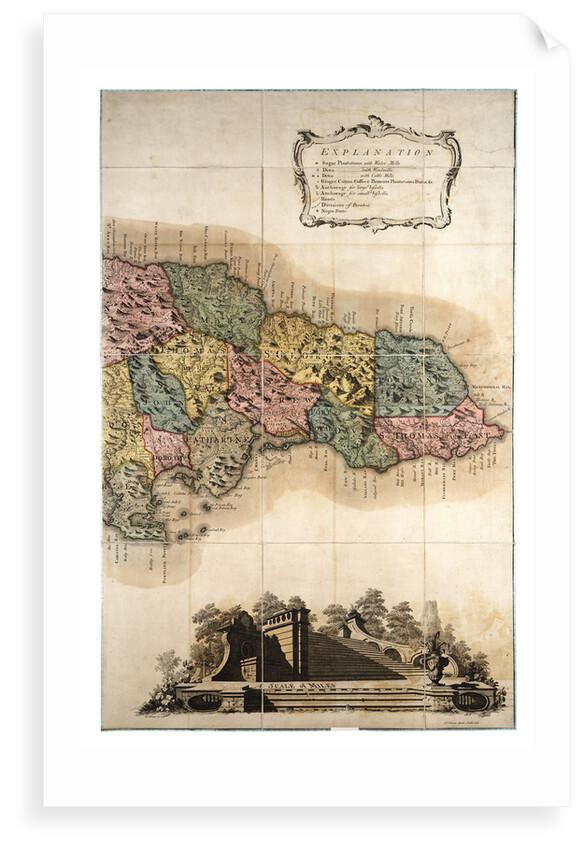 Map of Jamaica by Unknown