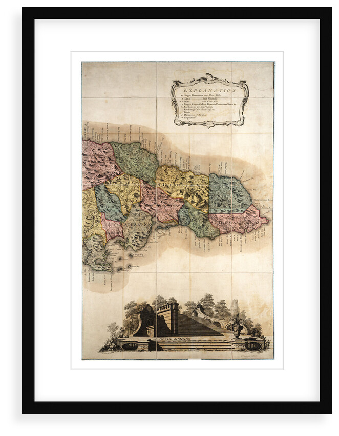 Map of Jamaica by Unknown