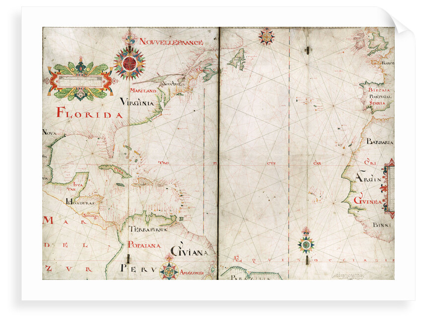 Atlantic Ocean, 5 degrees south to 57 degrees north by Nicholas Comberford