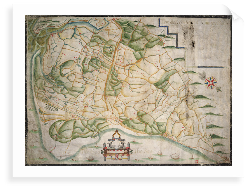 Chart of Romney Marsh by Elhanan Tucker
