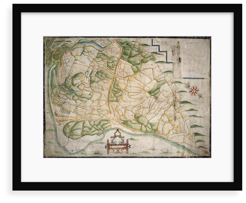 Chart of Romney Marsh by Elhanan Tucker