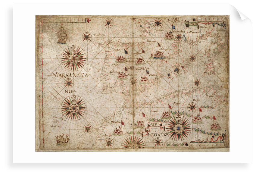 Western Mediterranean and adjacent Atlantic by unknown