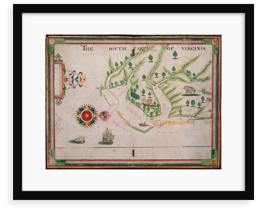 The south part of Virginia, 1657 by Nicholas Comberford