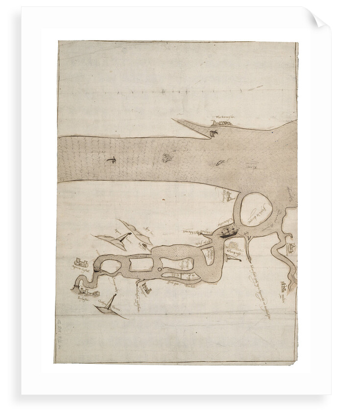 Chart of River Medway and part of the Thames: no.24 Sheerness by unknown