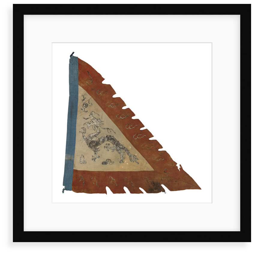 Imperial Chinese junk flag by Unknown
